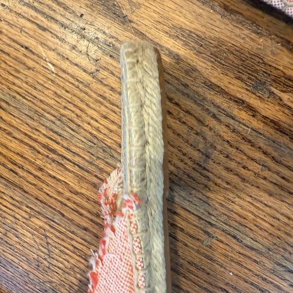 🍓 Soludos Canvas Espadrille Mules - Red & White Micro Check (Size 8) ☀️ - Picture 4 of 6